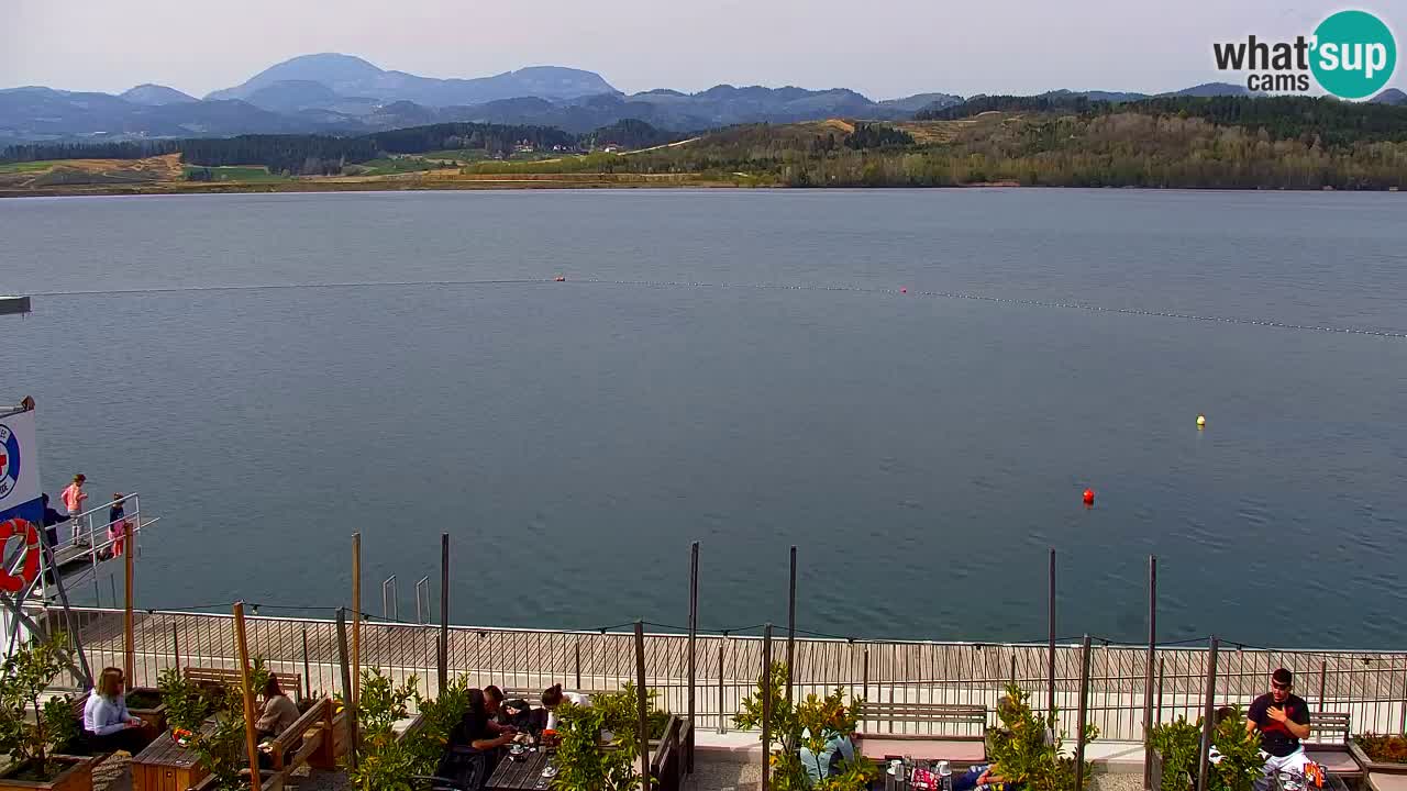 Webcam lago Velenje – Vista en directo desde Velenje Beach