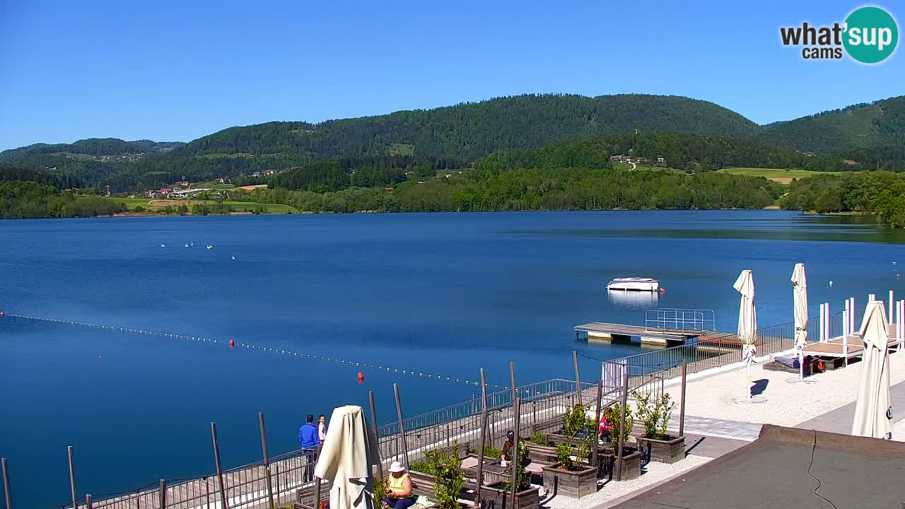 Webcam lac de Velenje – Vue en direct depuis Velenje Beach