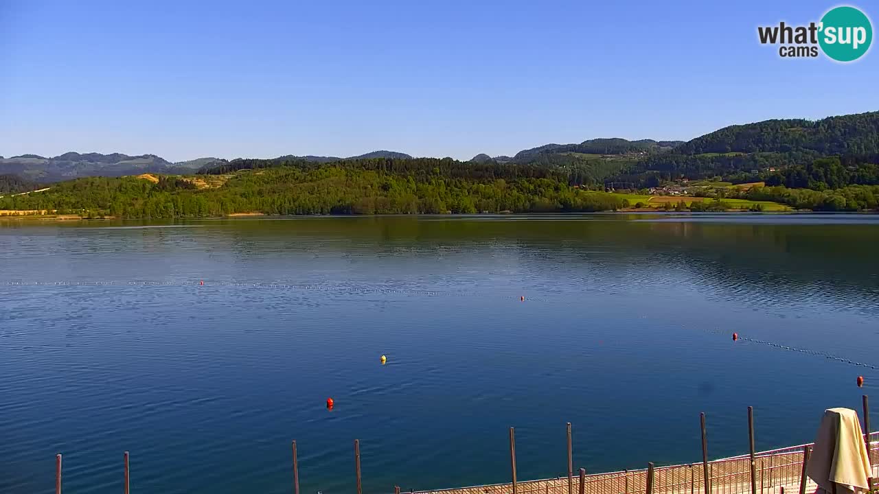 Web kamera Velenjsko jezero – Plaža Velenje uživo