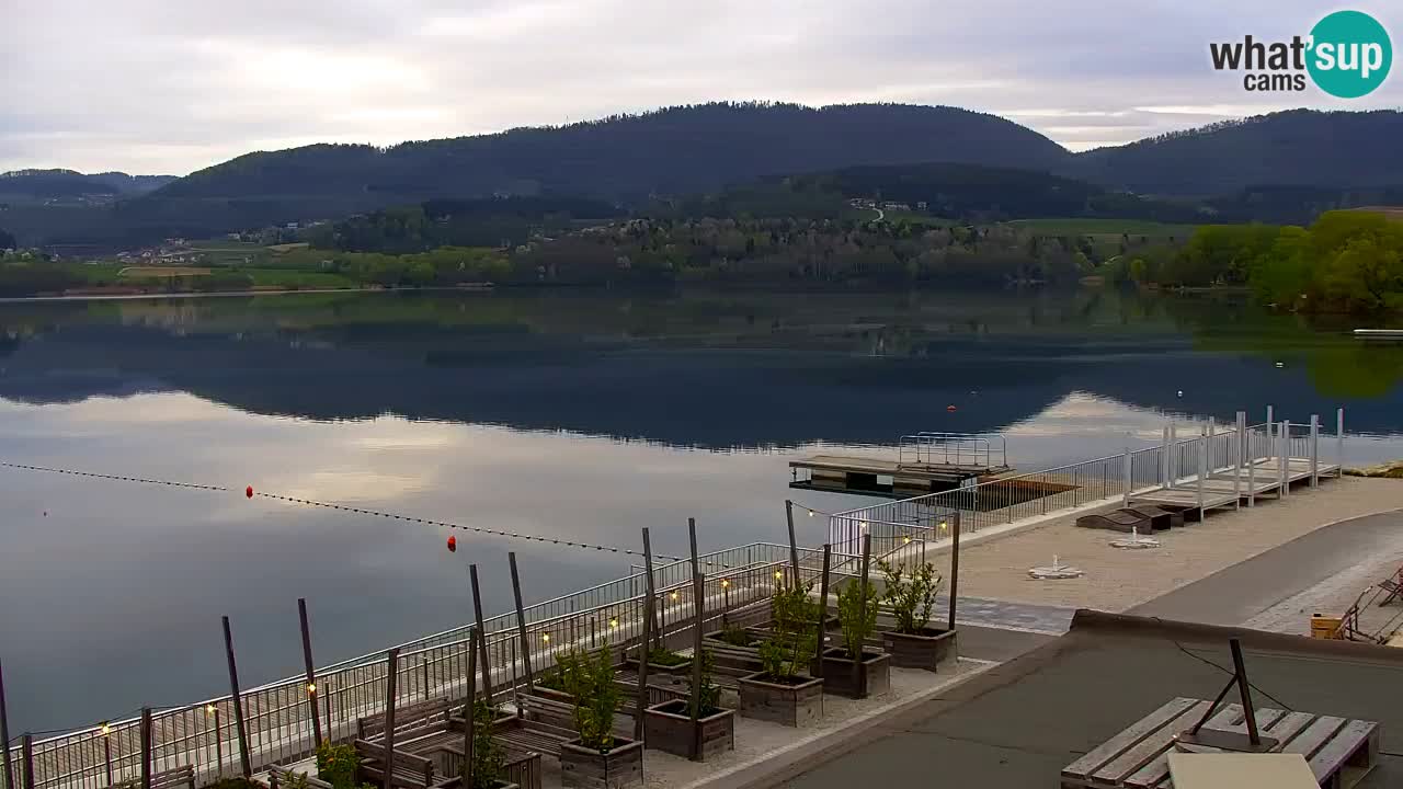 Webcam lago Velenje – Vista en directo desde Velenje Beach