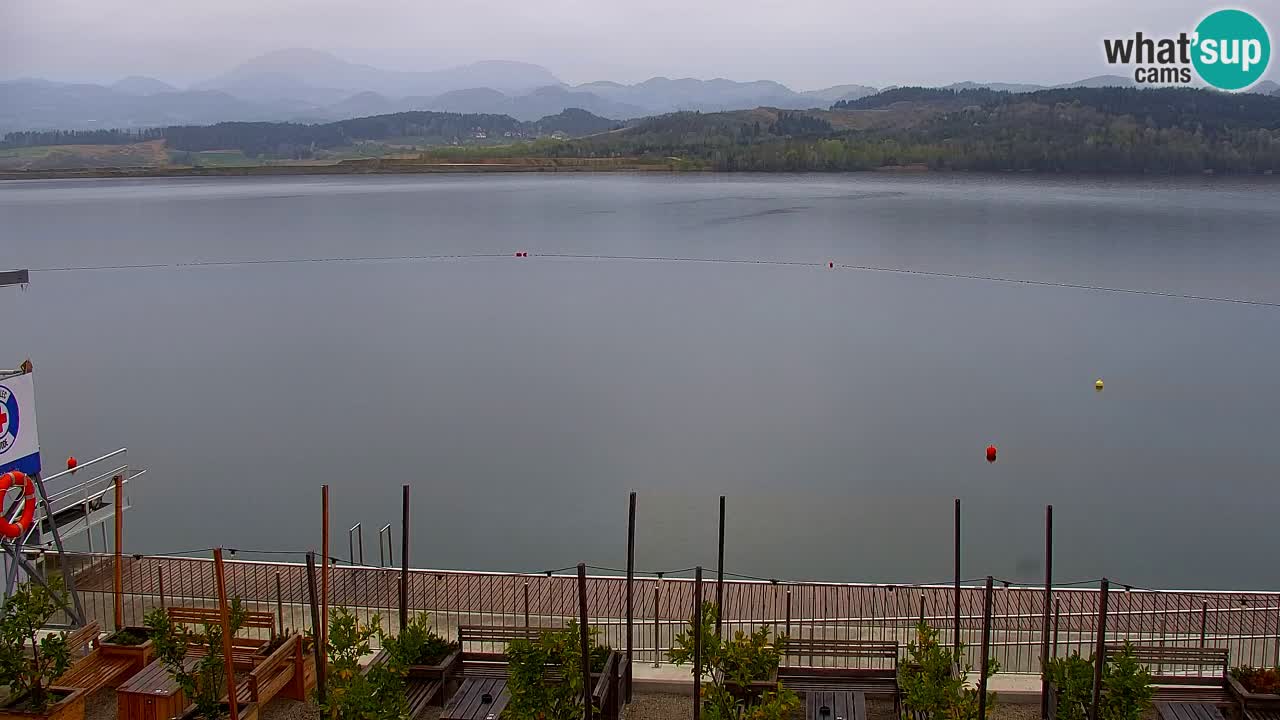 Web kamera Velenjsko jezero – Plaža Velenje uživo