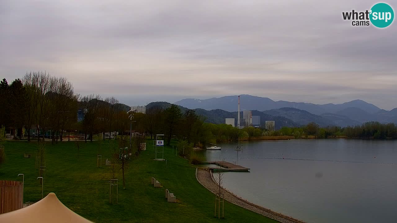 Webcam lac de Velenje – Vue en direct depuis Velenje Beach