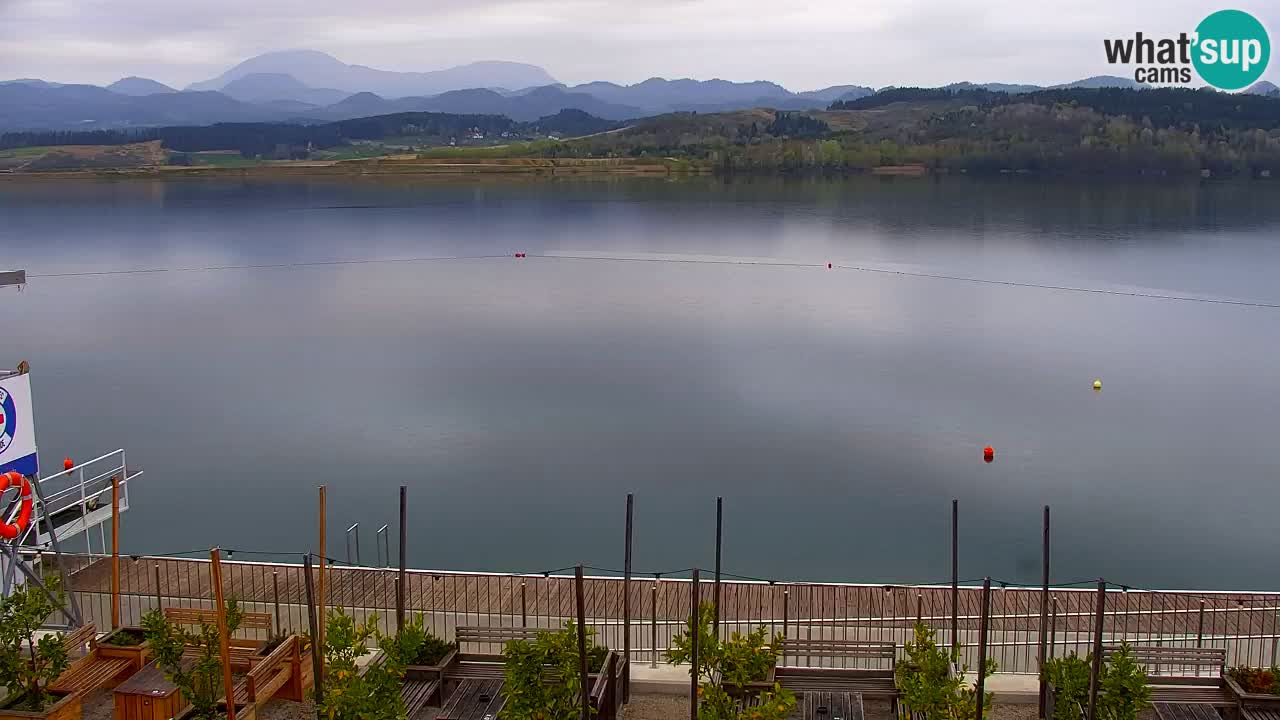 Webcam lac de Velenje – Vue en direct depuis Velenje Beach