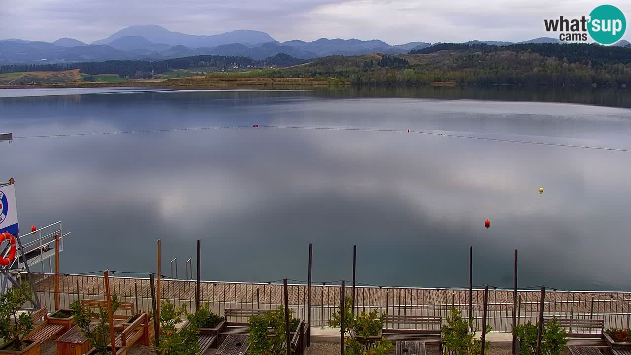 Webcam lago Velenje – Vista en directo desde Velenje Beach