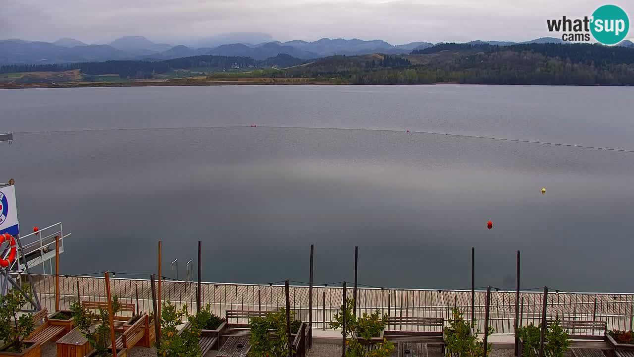 Webcam lago Velenje – Vista en directo desde Velenje Beach