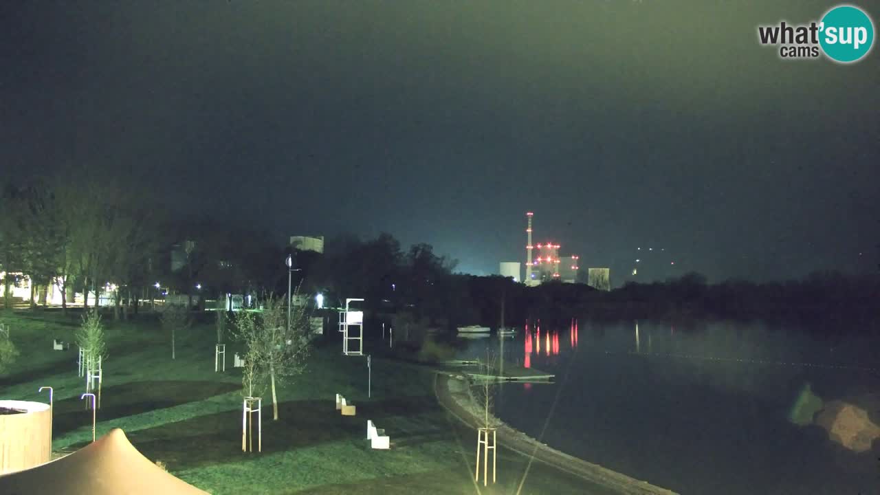 Webcam lago Velenje – Vista en directo desde Velenje Beach