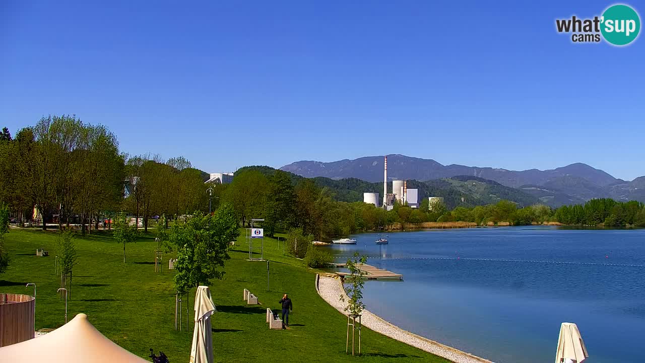Webcam Lago di Velenje – Spiaggia di Velenje in diretta