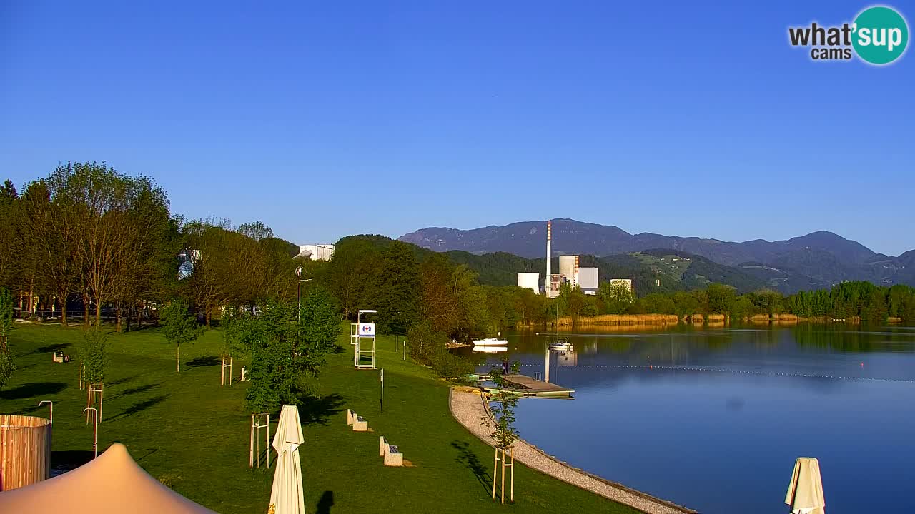 Web kamera Velenjsko jezero – Plaža Velenje uživo