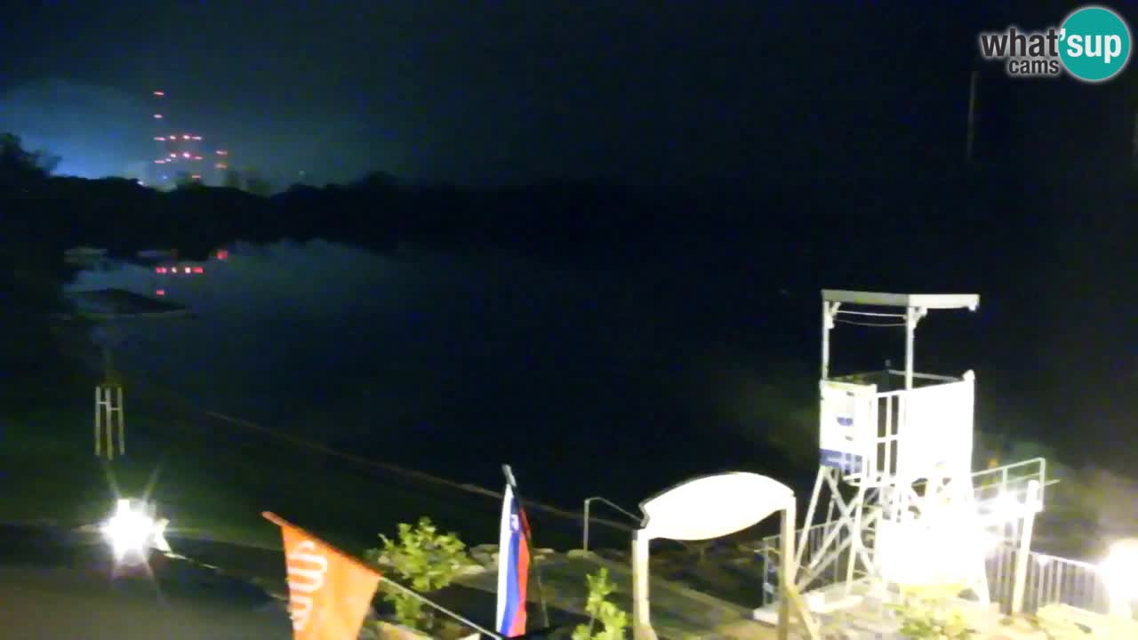 Webcam lago Velenje – Vista en directo desde Velenje Beach