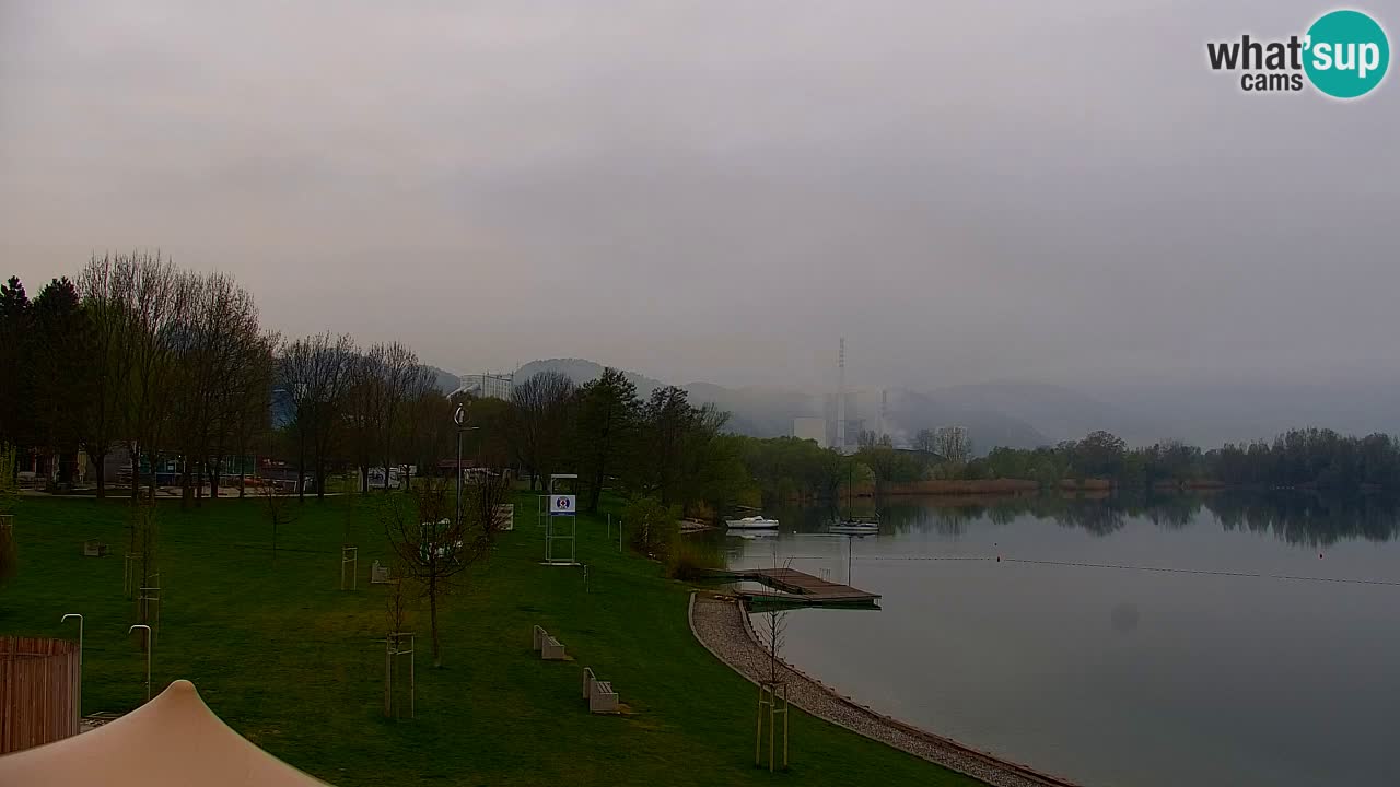 Webcam lac de Velenje – Vue en direct depuis Velenje Beach