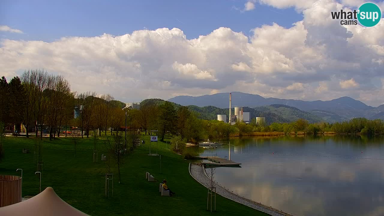 Web kamera Velenjsko jezero – Plaža Velenje uživo