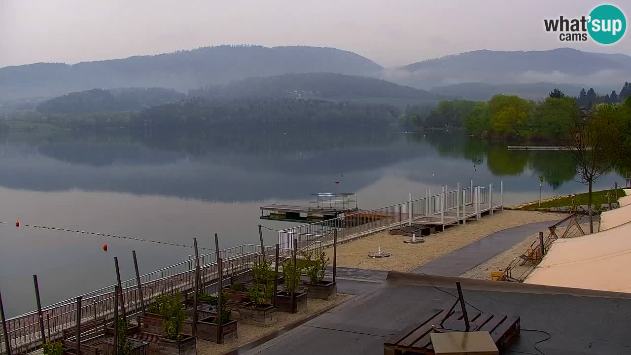 Webcam lago Velenje – Vista en directo desde Velenje Beach