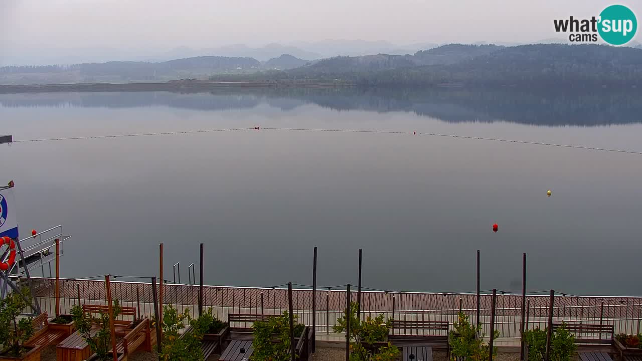 Webcam lac de Velenje – Vue en direct depuis Velenje Beach