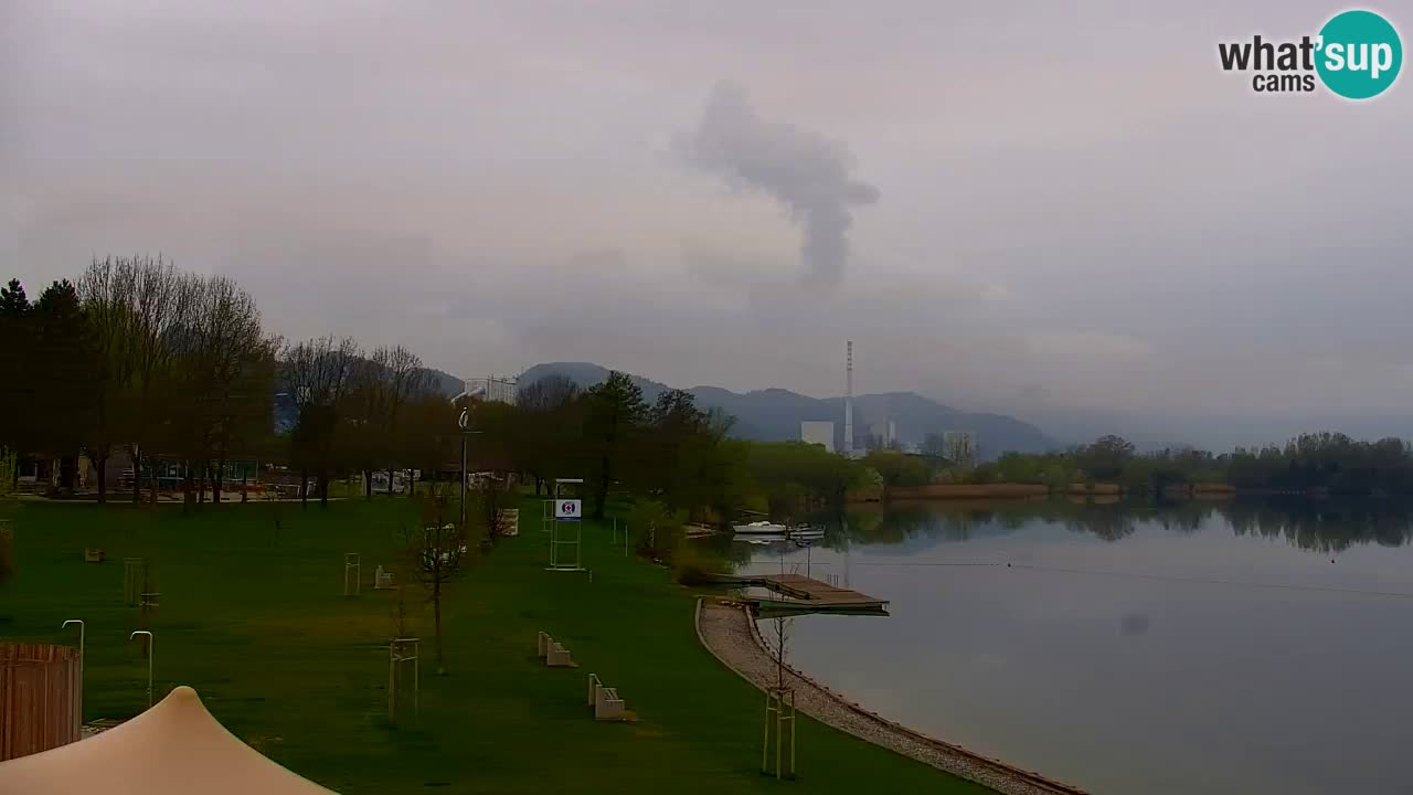 Webcam lac de Velenje – Vue en direct depuis Velenje Beach