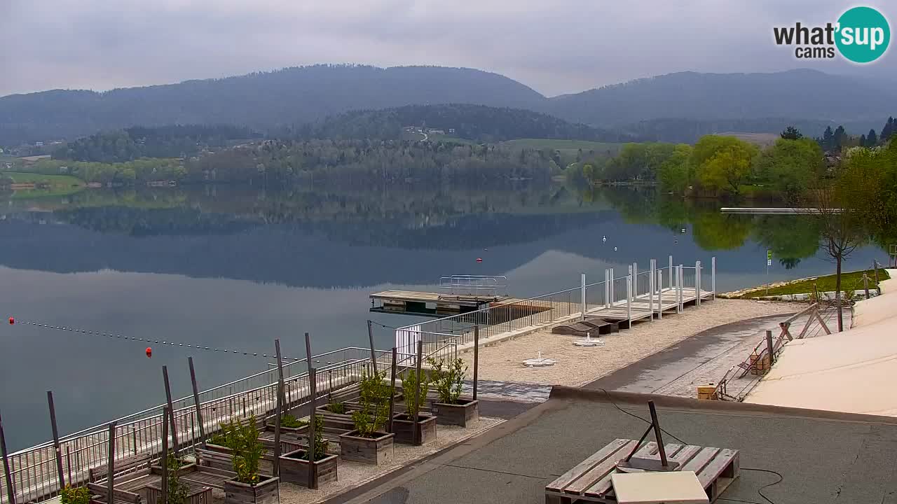 Webcam lago Velenje – Vista en directo desde Velenje Beach
