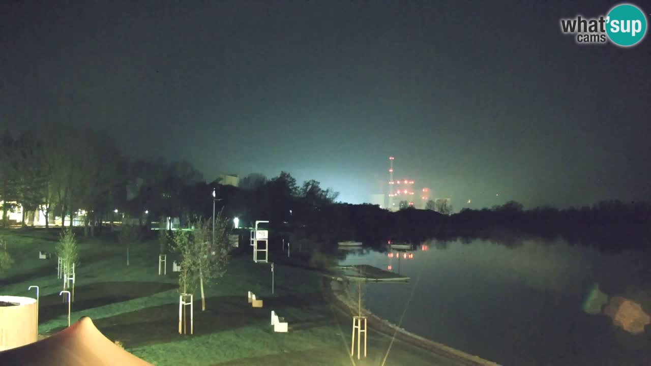 Webcam lac de Velenje – Vue en direct depuis Velenje Beach