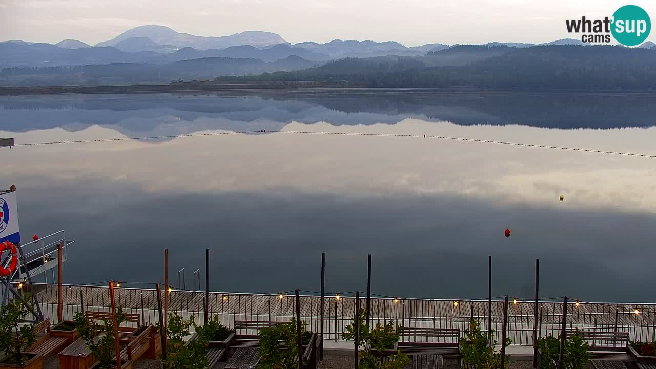 Webcam lago Velenje – Vista en directo desde Velenje Beach