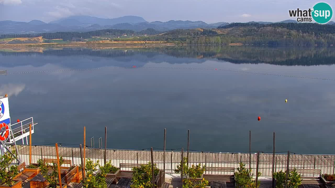 Webcam lac de Velenje – Vue en direct depuis Velenje Beach