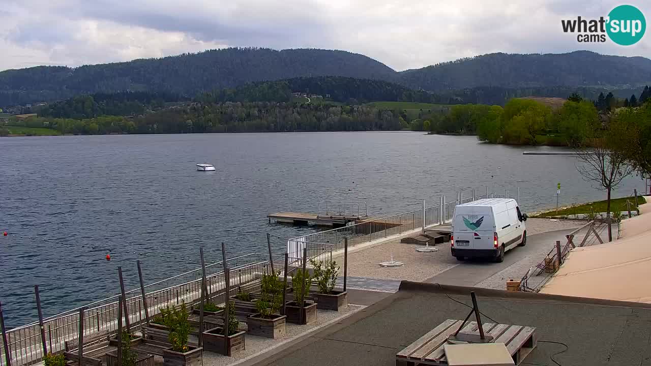 Webcam lac de Velenje – Vue en direct depuis Velenje Beach
