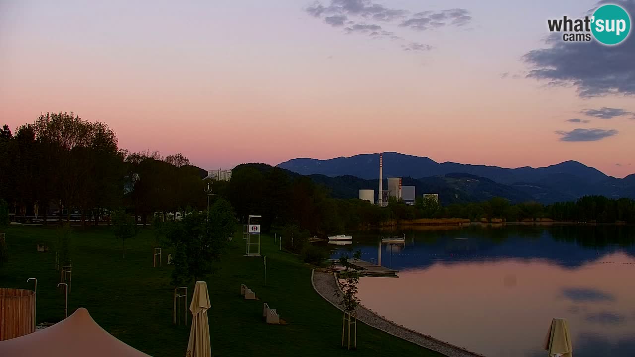 Webcam lac de Velenje – Vue en direct depuis Velenje Beach