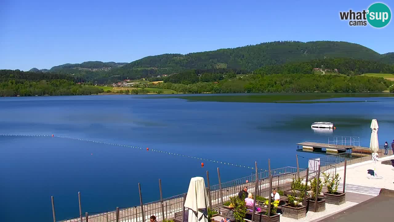 Webcam lago Velenje – Vista en directo desde Velenje Beach