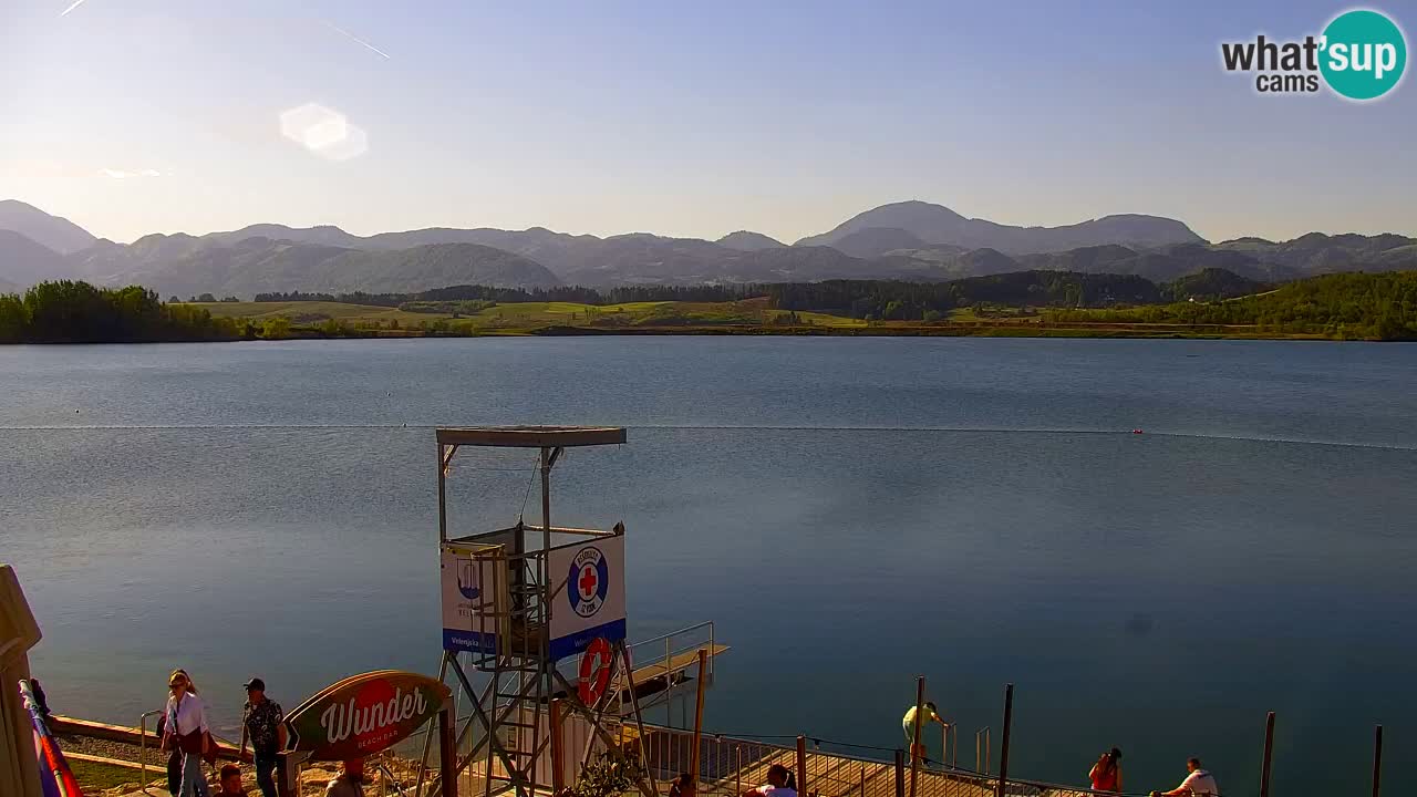 Webcam Lago di Velenje – Spiaggia di Velenje in diretta