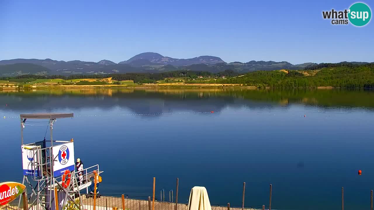 Webcam lac de Velenje – Vue en direct depuis Velenje Beach