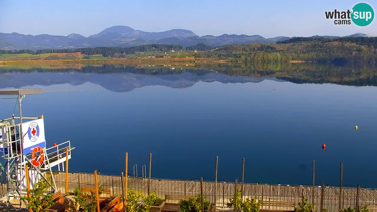 Webcam lac de Velenje – Vue en direct depuis Velenje Beach