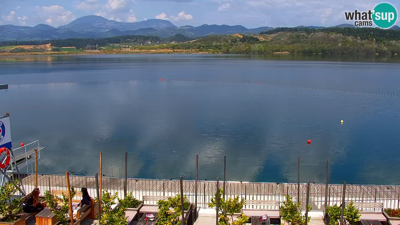 Webcam lago Velenje – Vista en directo desde Velenje Beach
