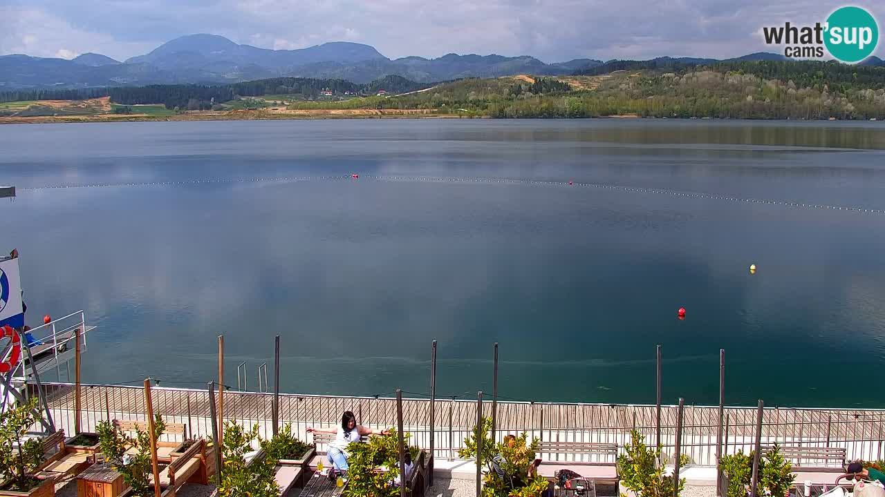 Webcam lago Velenje – Vista en directo desde Velenje Beach