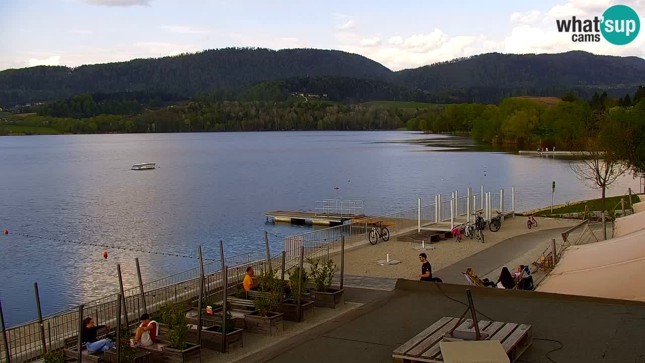 Webcam lac de Velenje – Vue en direct depuis Velenje Beach
