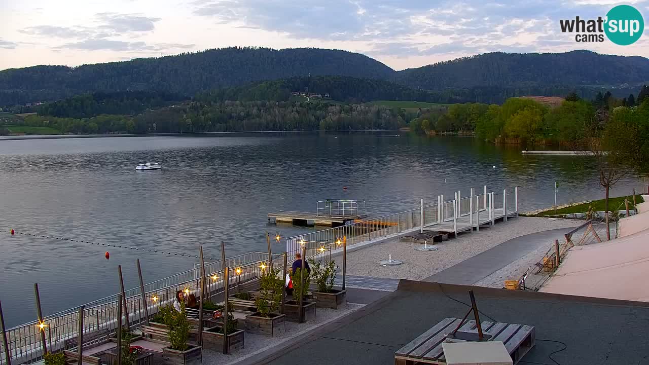 Webcam lago Velenje – Vista en directo desde Velenje Beach