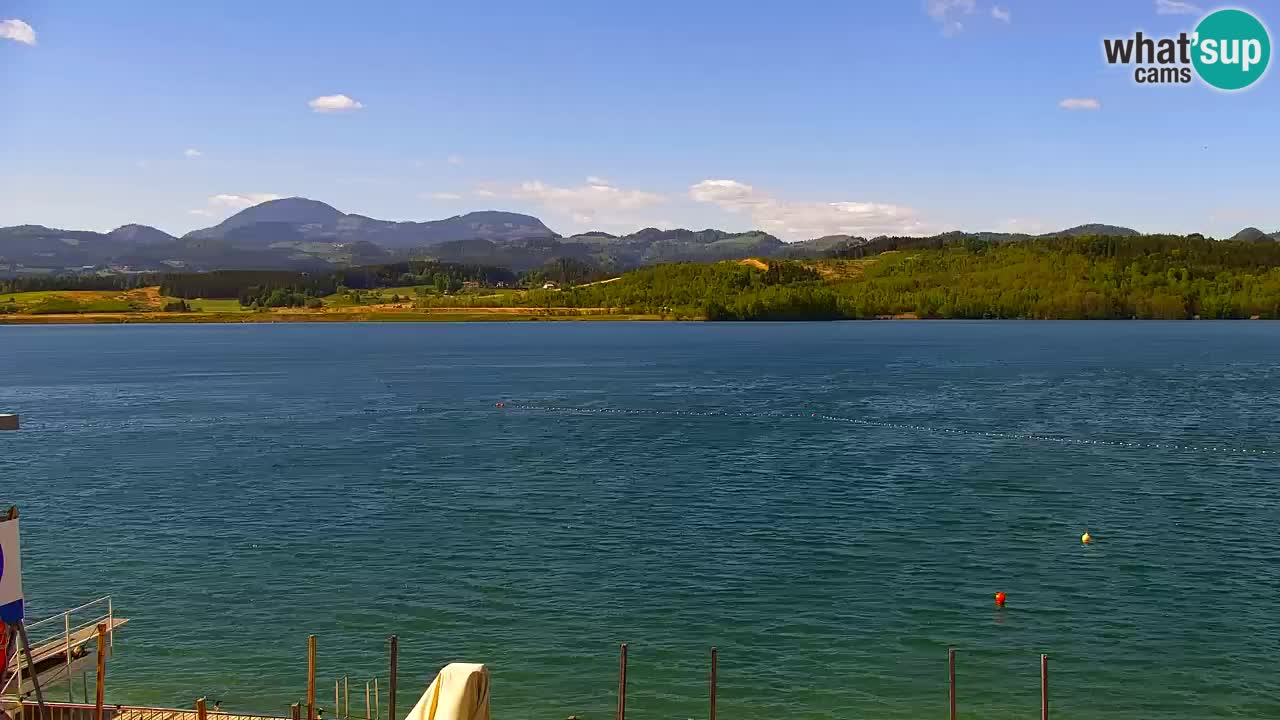Webcam lago Velenje – Vista en directo desde Velenje Beach
