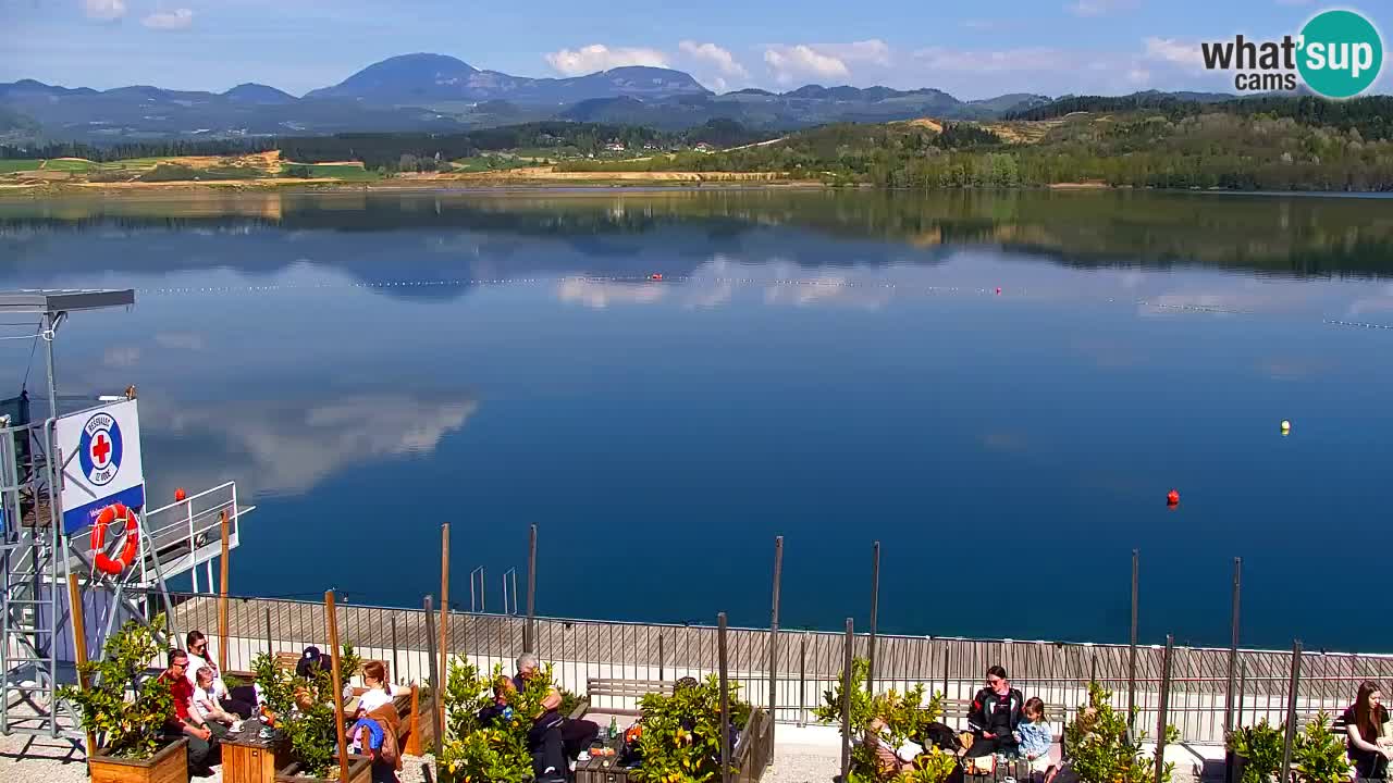 Webcam lago Velenje – Vista en directo desde Velenje Beach