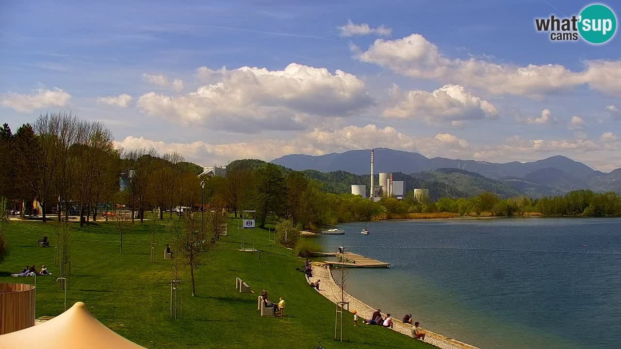 Web kamera Velenjsko jezero – Plaža Velenje uživo