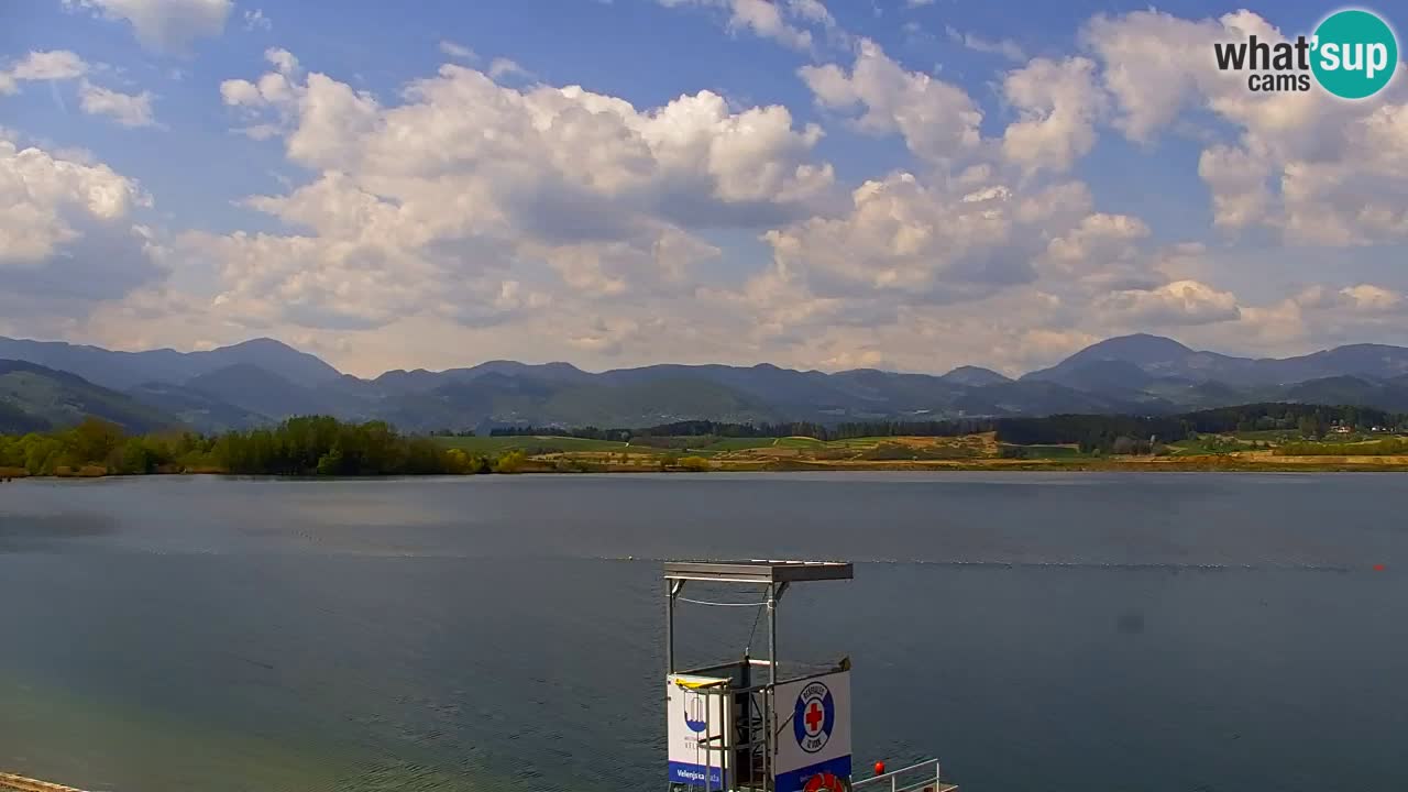 Web kamera Velenjsko jezero – Plaža Velenje uživo