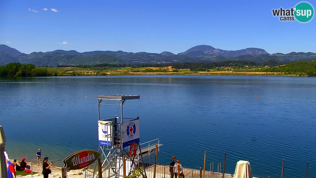 Webcam Lago di Velenje – Spiaggia di Velenje in diretta