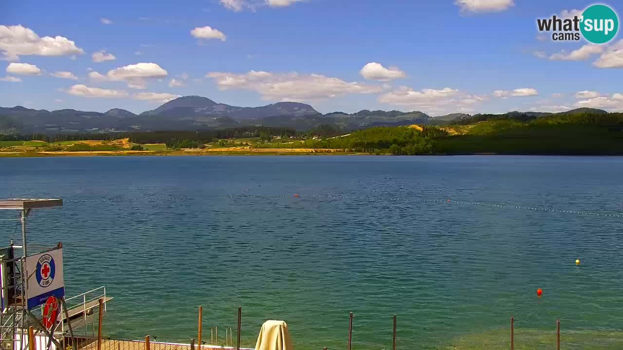 Web kamera Velenjsko jezero – Plaža Velenje uživo