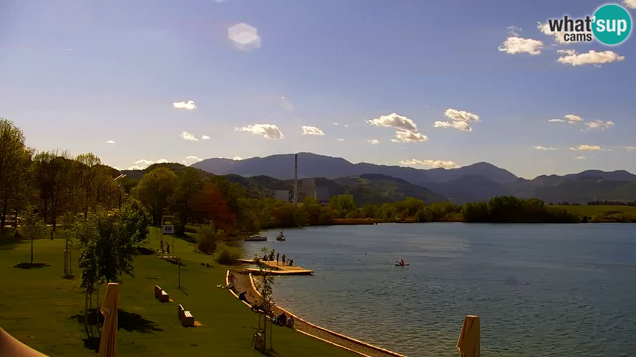 Webcam lac de Velenje – Vue en direct depuis Velenje Beach