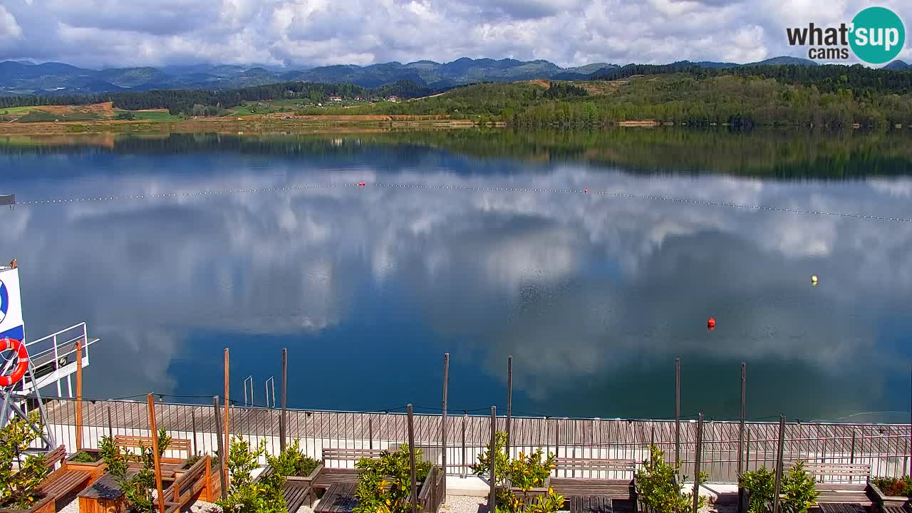 Webcam Lago di Velenje – Spiaggia di Velenje in diretta