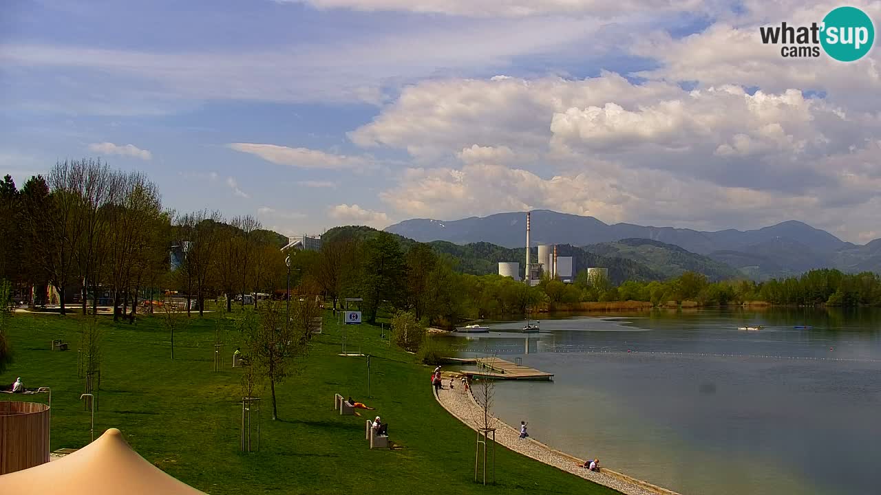 Webcam Lago di Velenje – Spiaggia di Velenje in diretta