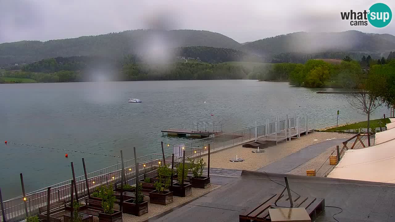 Webcam lago Velenje – Vista en directo desde Velenje Beach