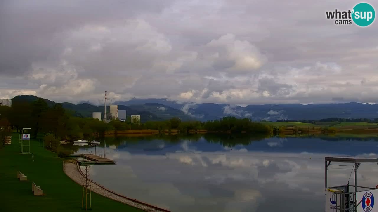 Webcam lac de Velenje – Vue en direct depuis Velenje Beach