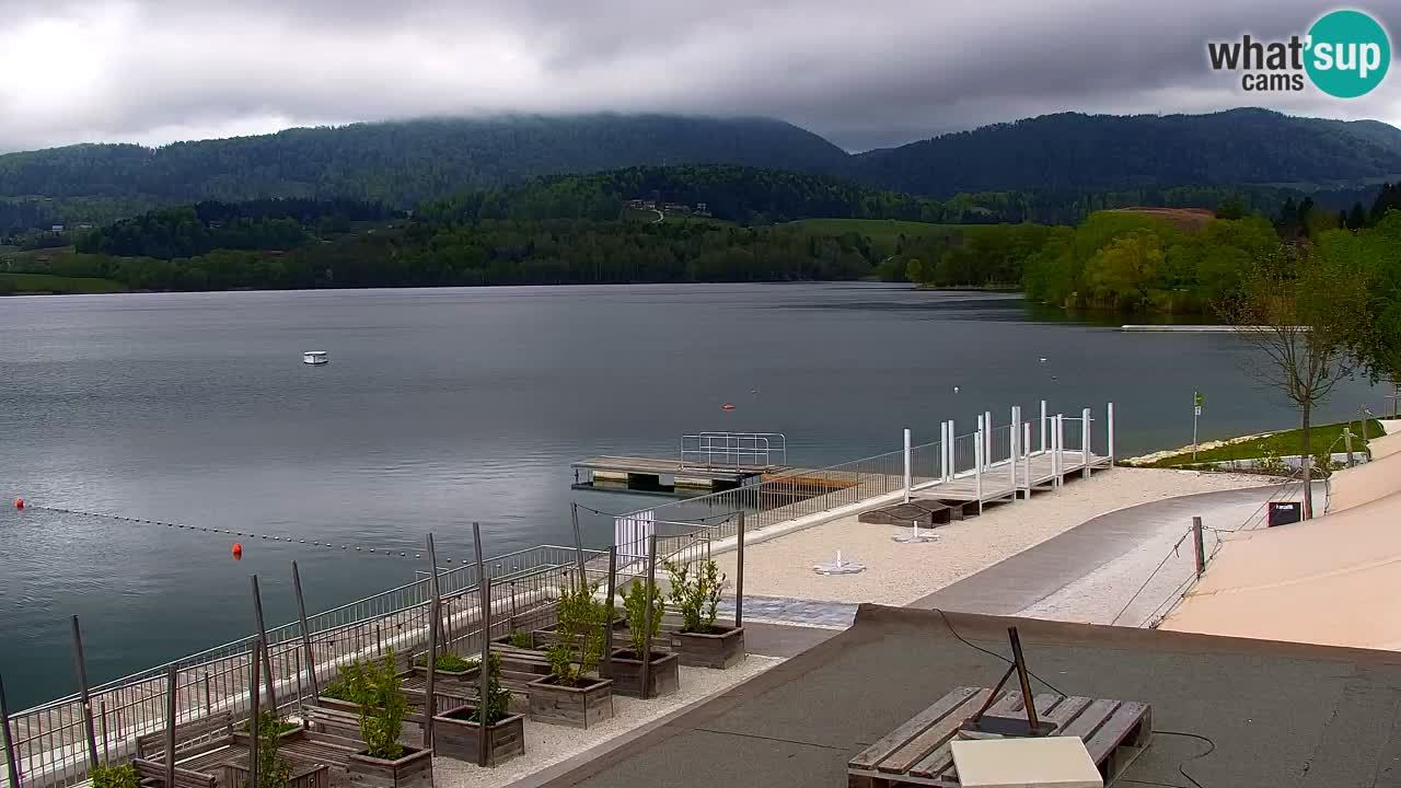 Webcam lac de Velenje – Vue en direct depuis Velenje Beach