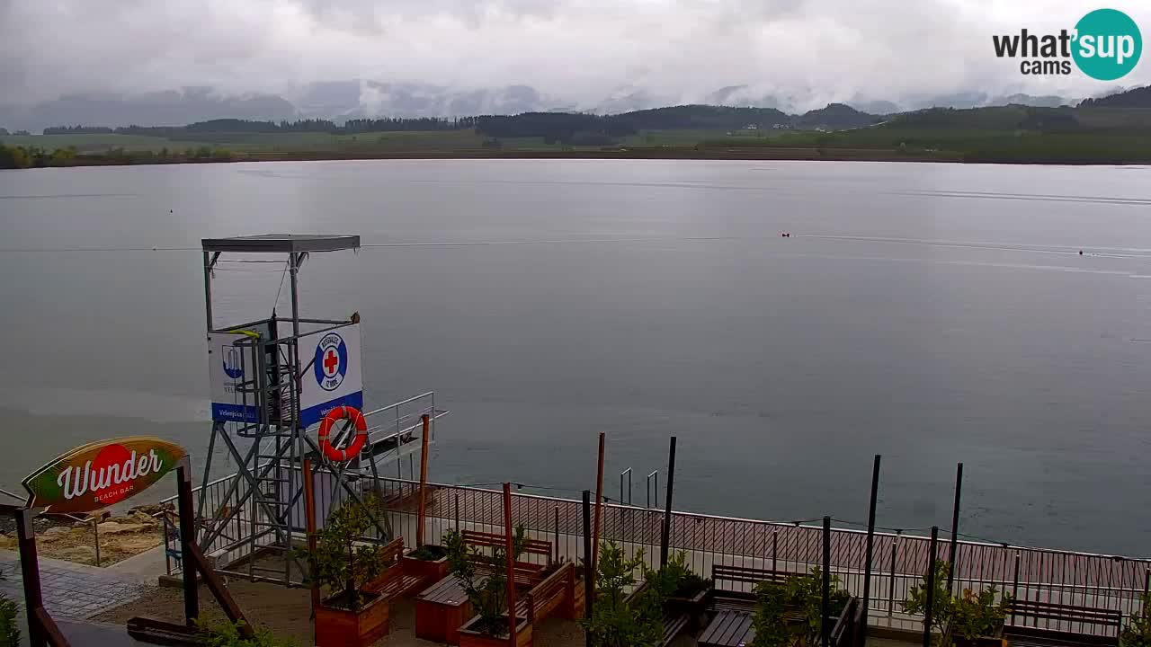 Web kamera Velenjsko jezero – Plaža Velenje uživo