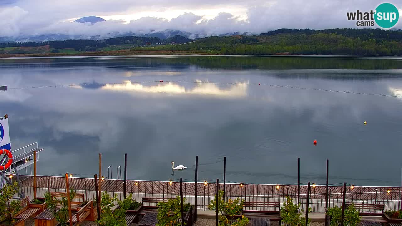 Webcam lago Velenje – Vista en directo desde Velenje Beach