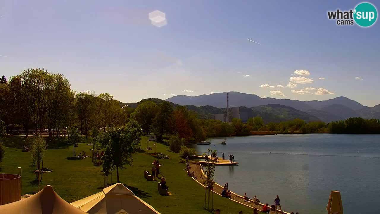 Webcam lac de Velenje – Vue en direct depuis Velenje Beach