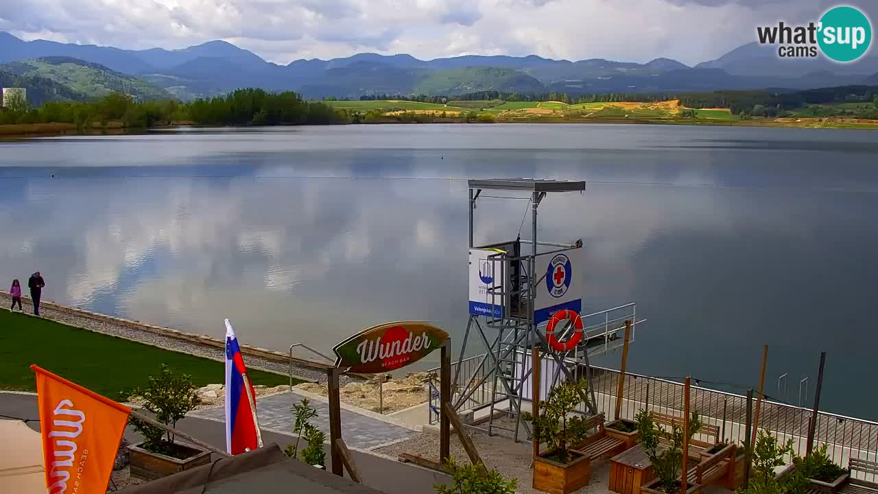Webcam lago Velenje – Vista en directo desde Velenje Beach