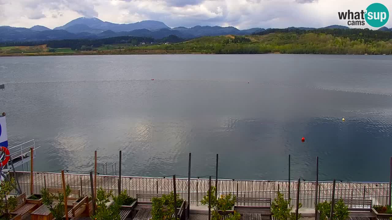 Webcam lac de Velenje – Vue en direct depuis Velenje Beach