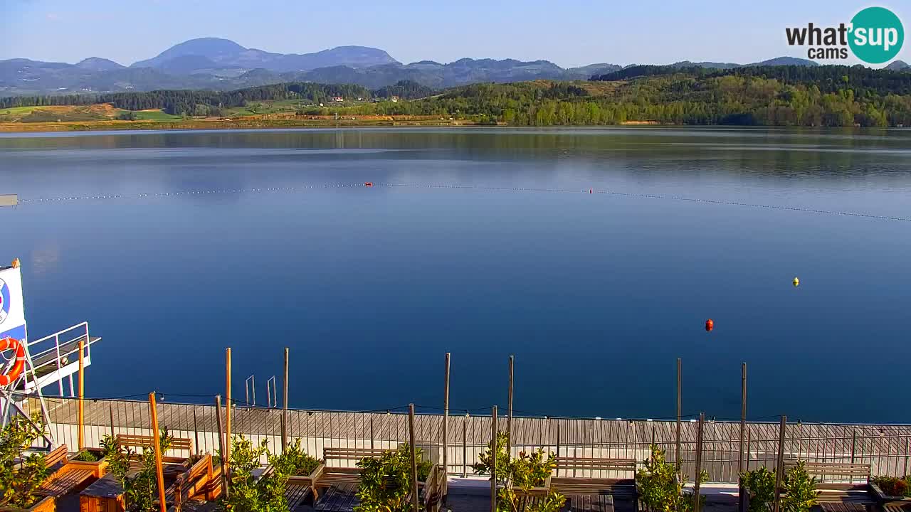 Webcam Lago di Velenje – Spiaggia di Velenje in diretta